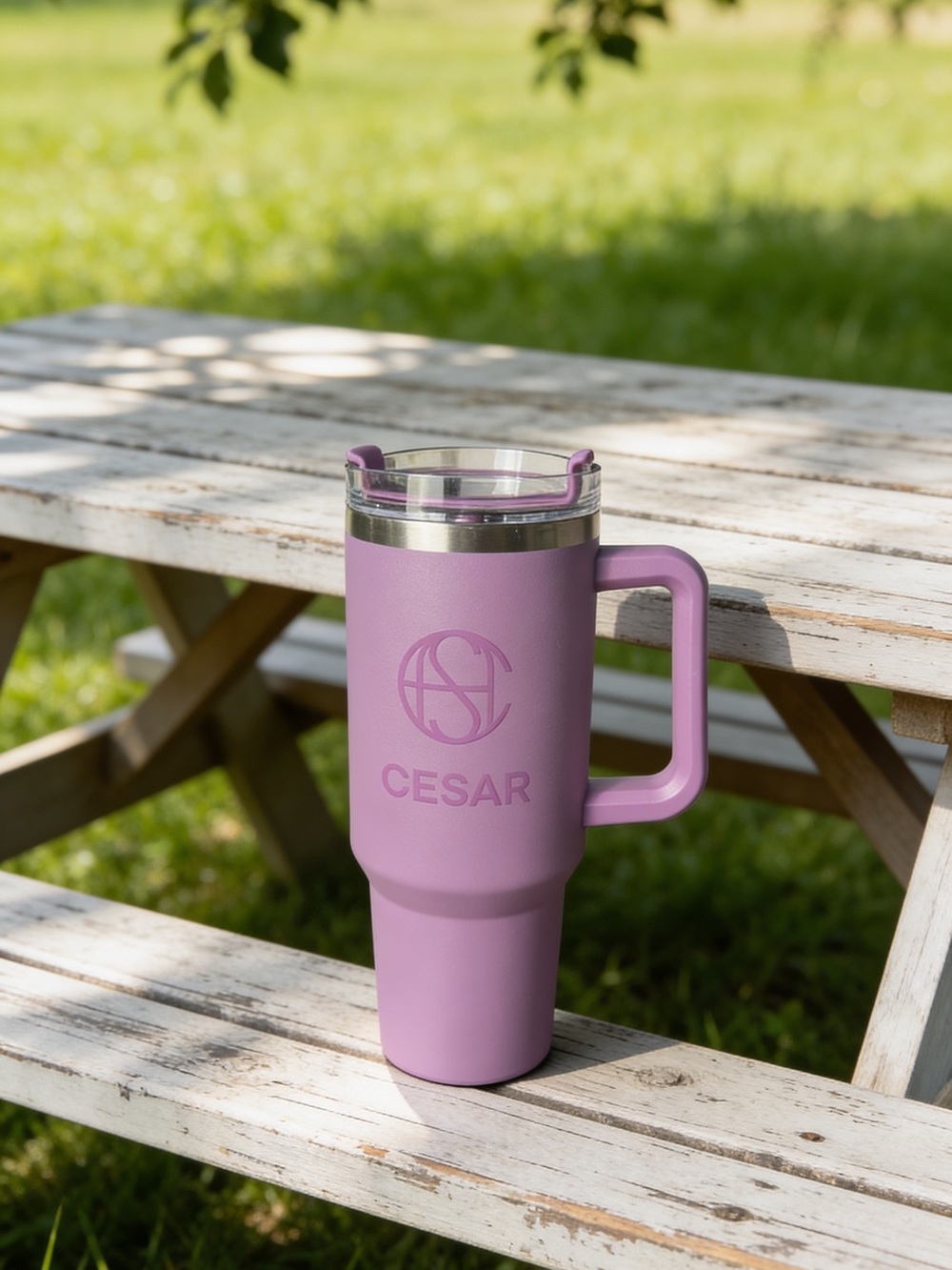 Cesar Insulated Travel Mug - Lavender